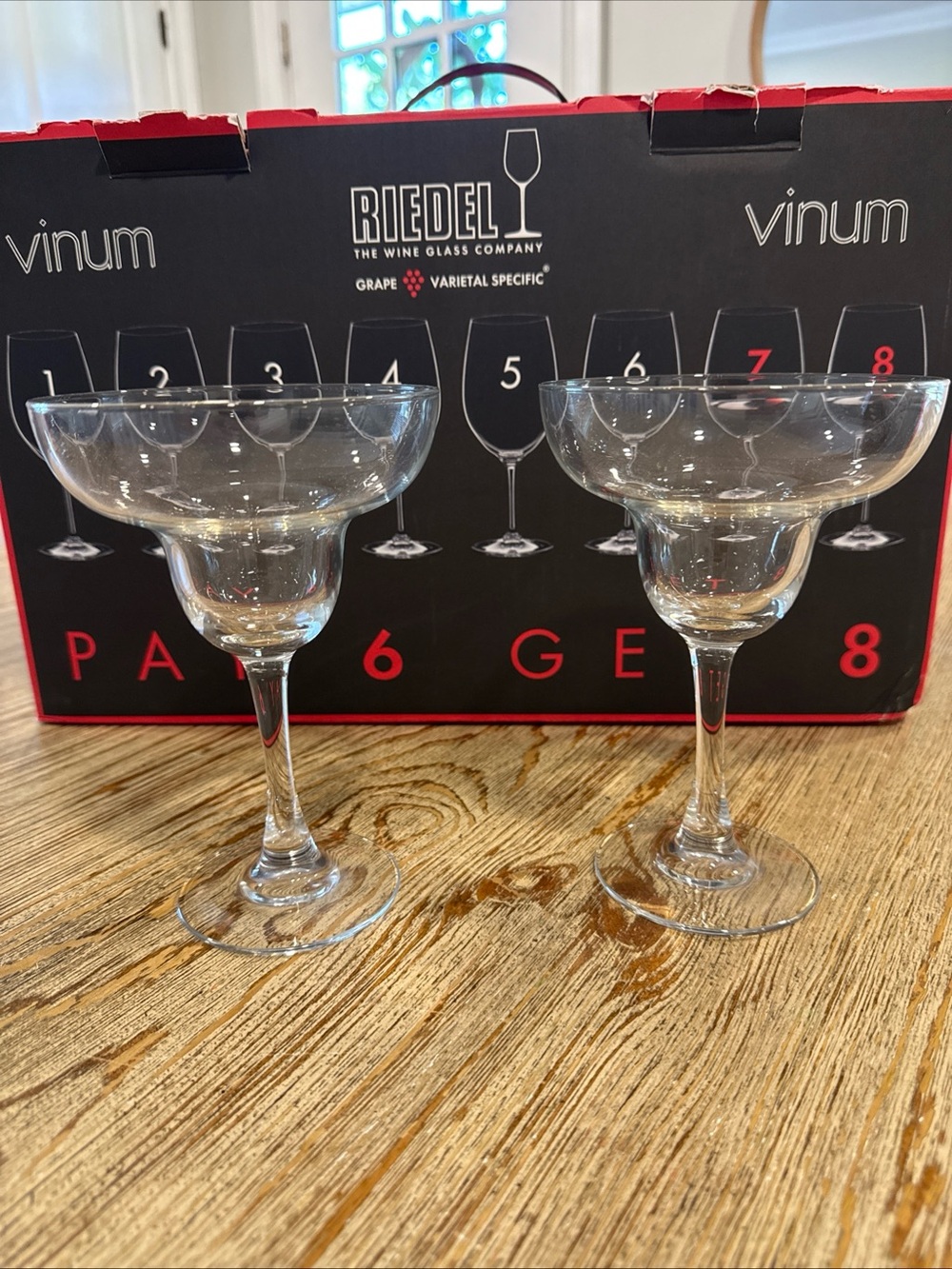 Riedel Clear Crystal Margarita Coupes - Clear
